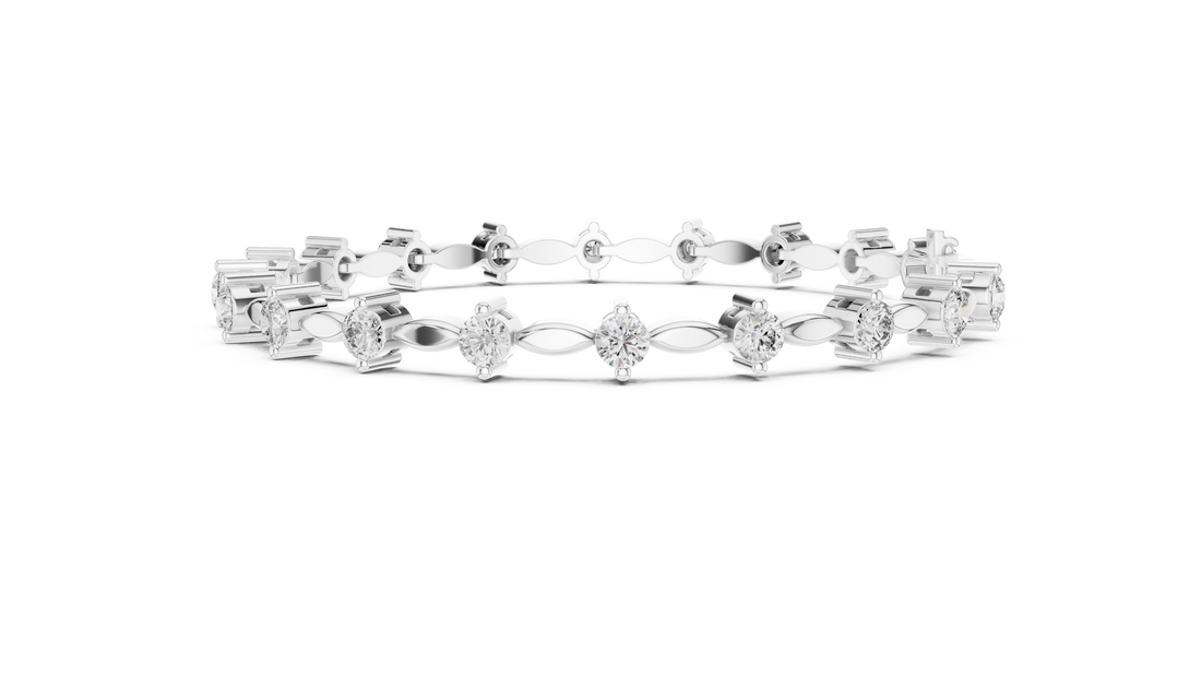 Golden Grace Diamond Link Bracelet