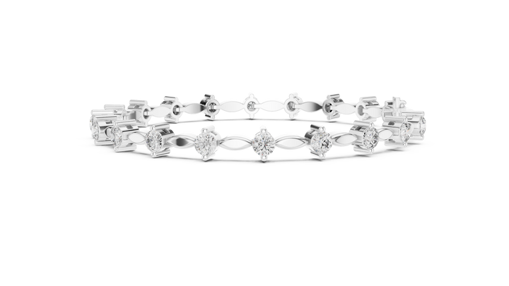 Golden Grace Diamond Link Bracelet
