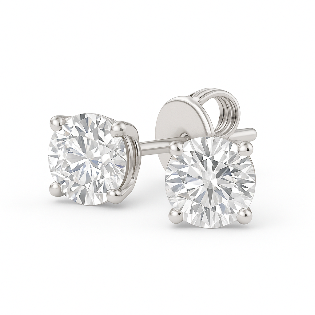 Aurora Classic – 0.50ct Lab-Grown Diamond Stud Earrings