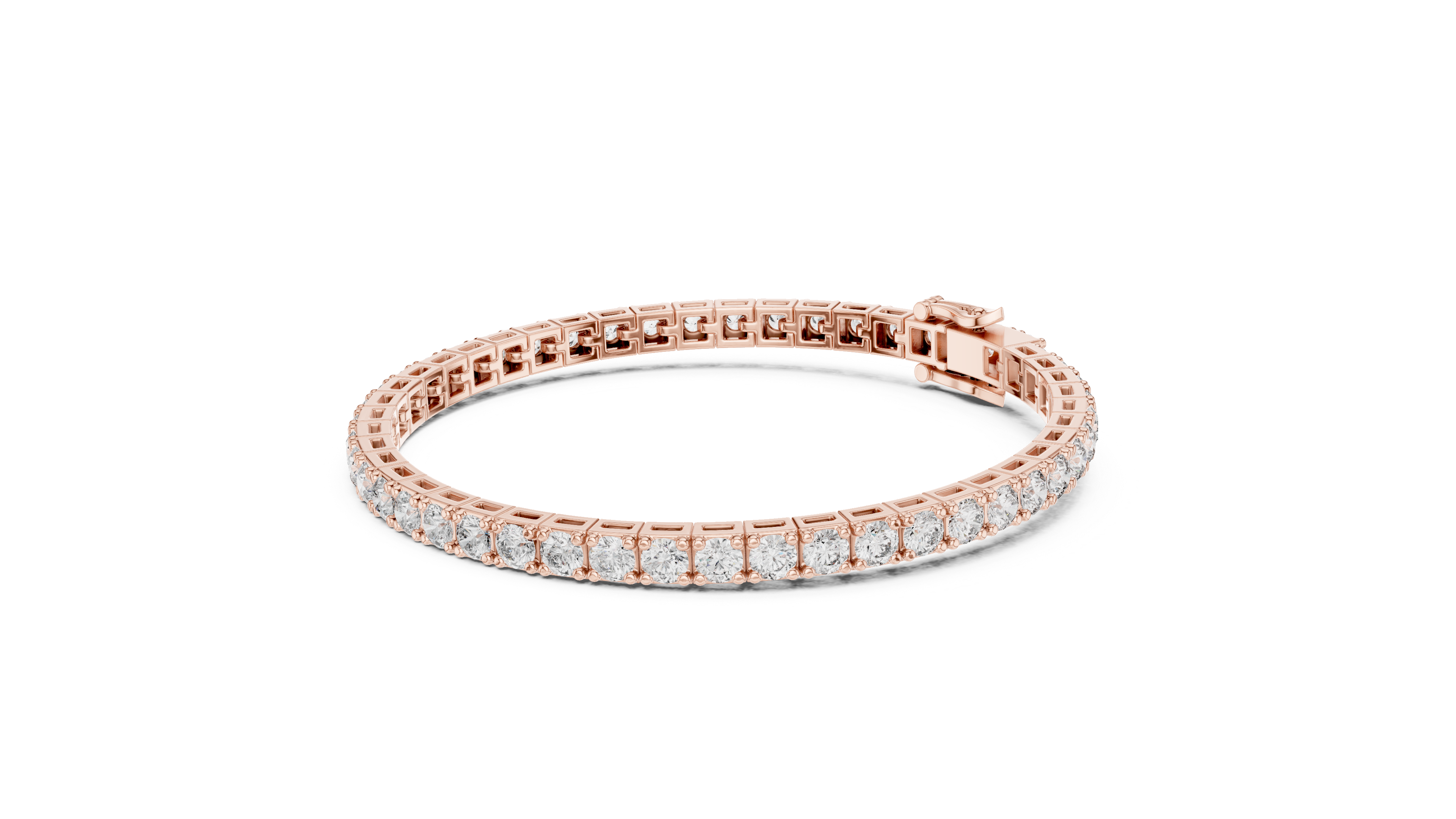 Classic Round Diamond Tennis Bracelet