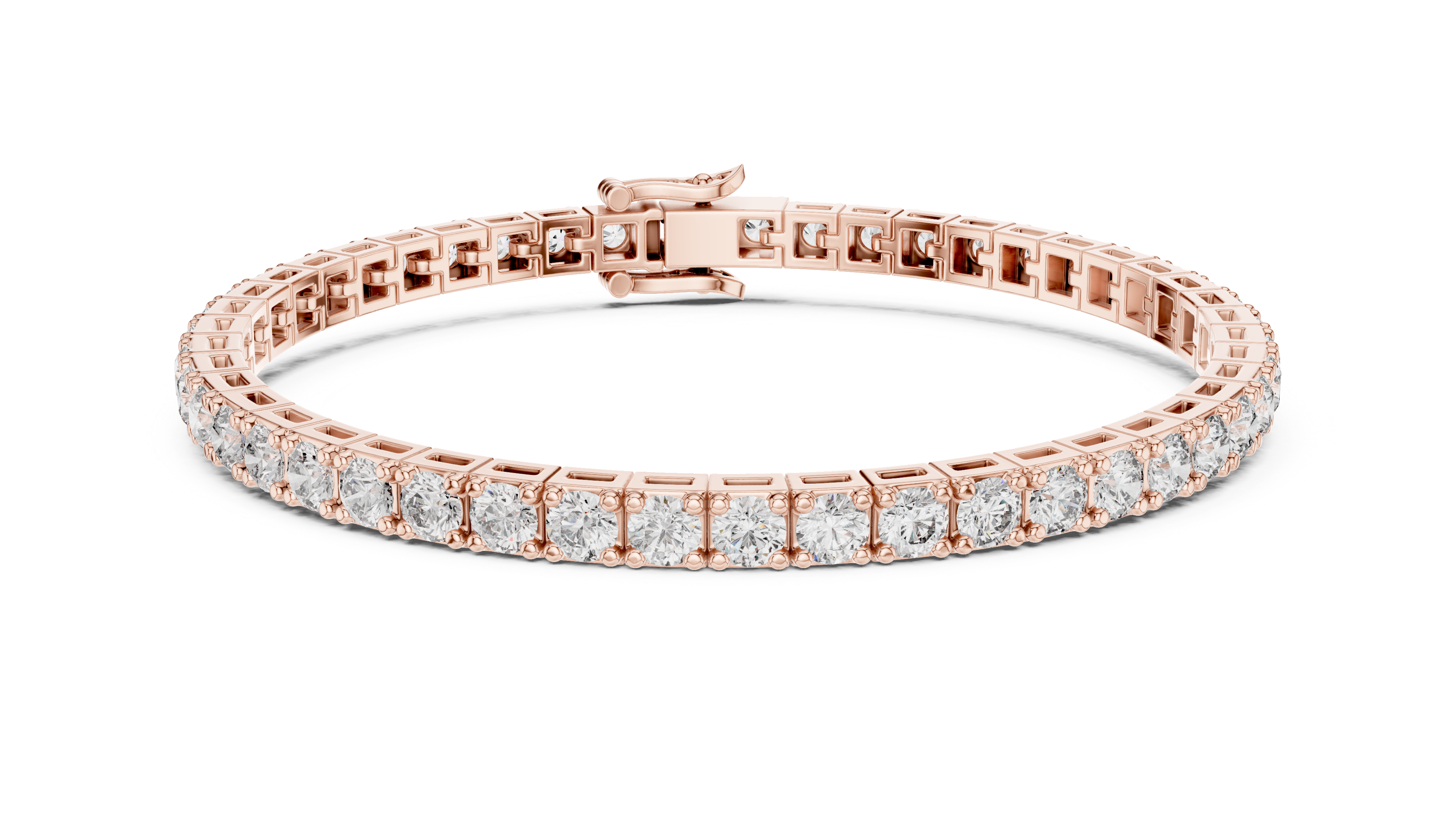 Classic Round Diamond Tennis Bracelet