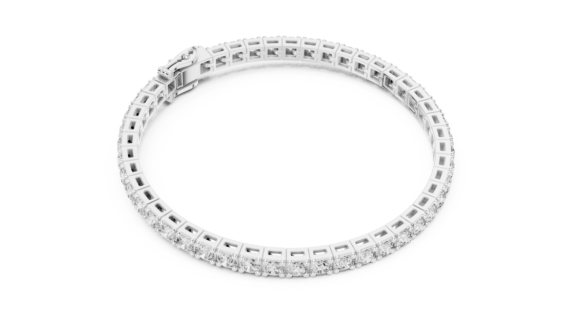 Classic Round Diamond Tennis Bracelet