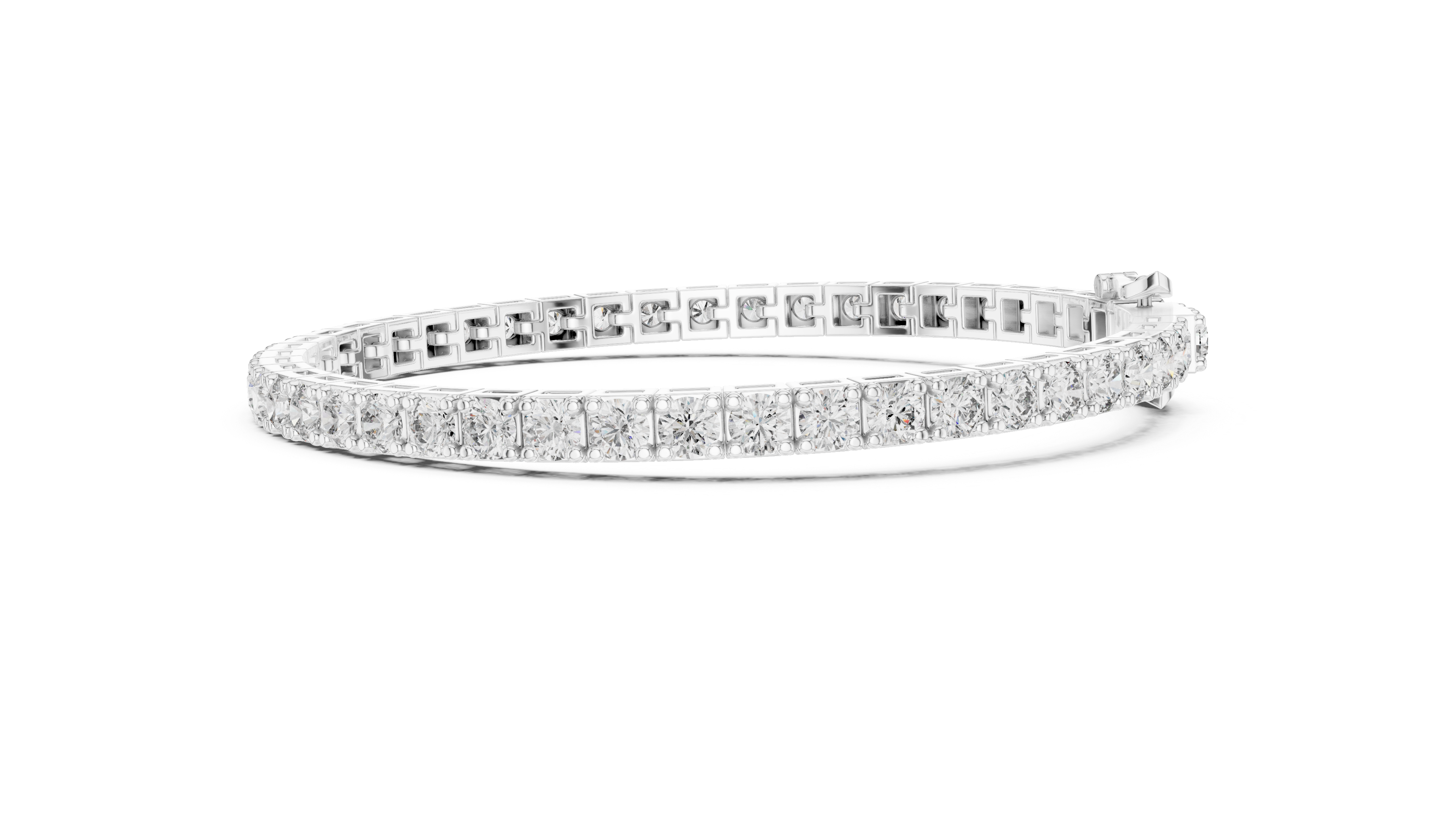 Classic Round Diamond Tennis Bracelet