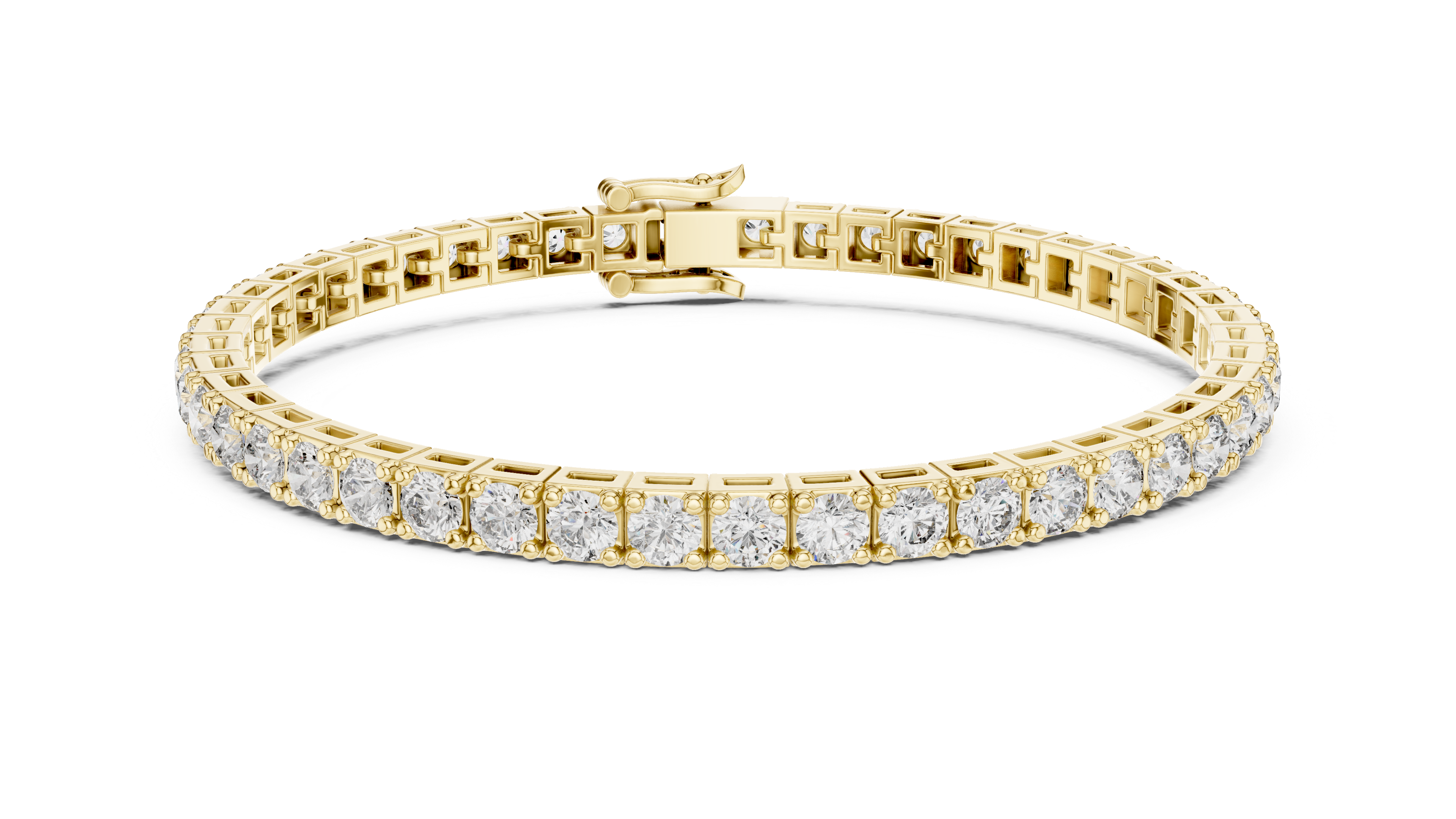 Classic Round Diamond Tennis Bracelet