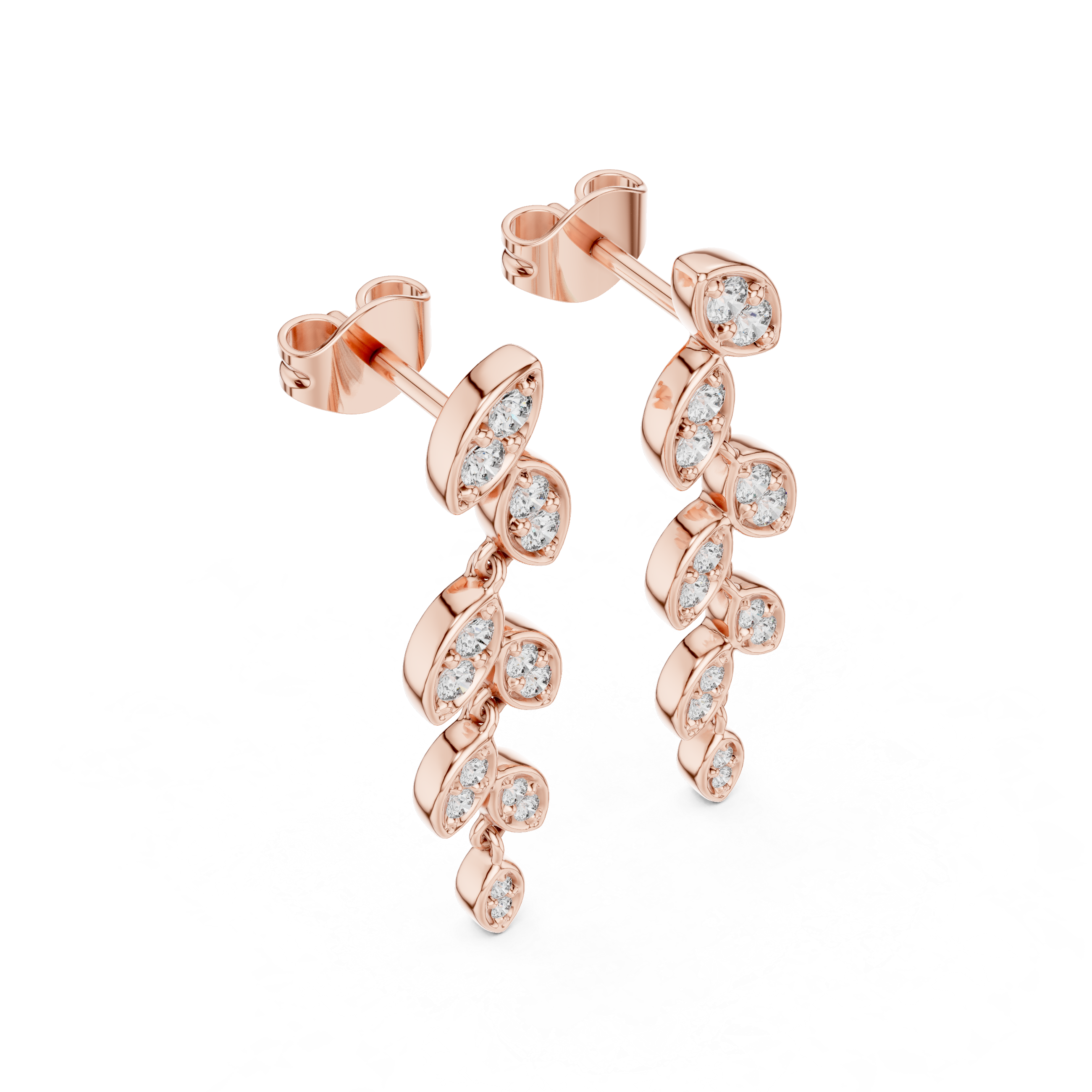 Marquise Diamond Drop Earrings