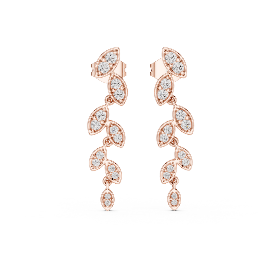 Marquise Diamond Drop Earrings