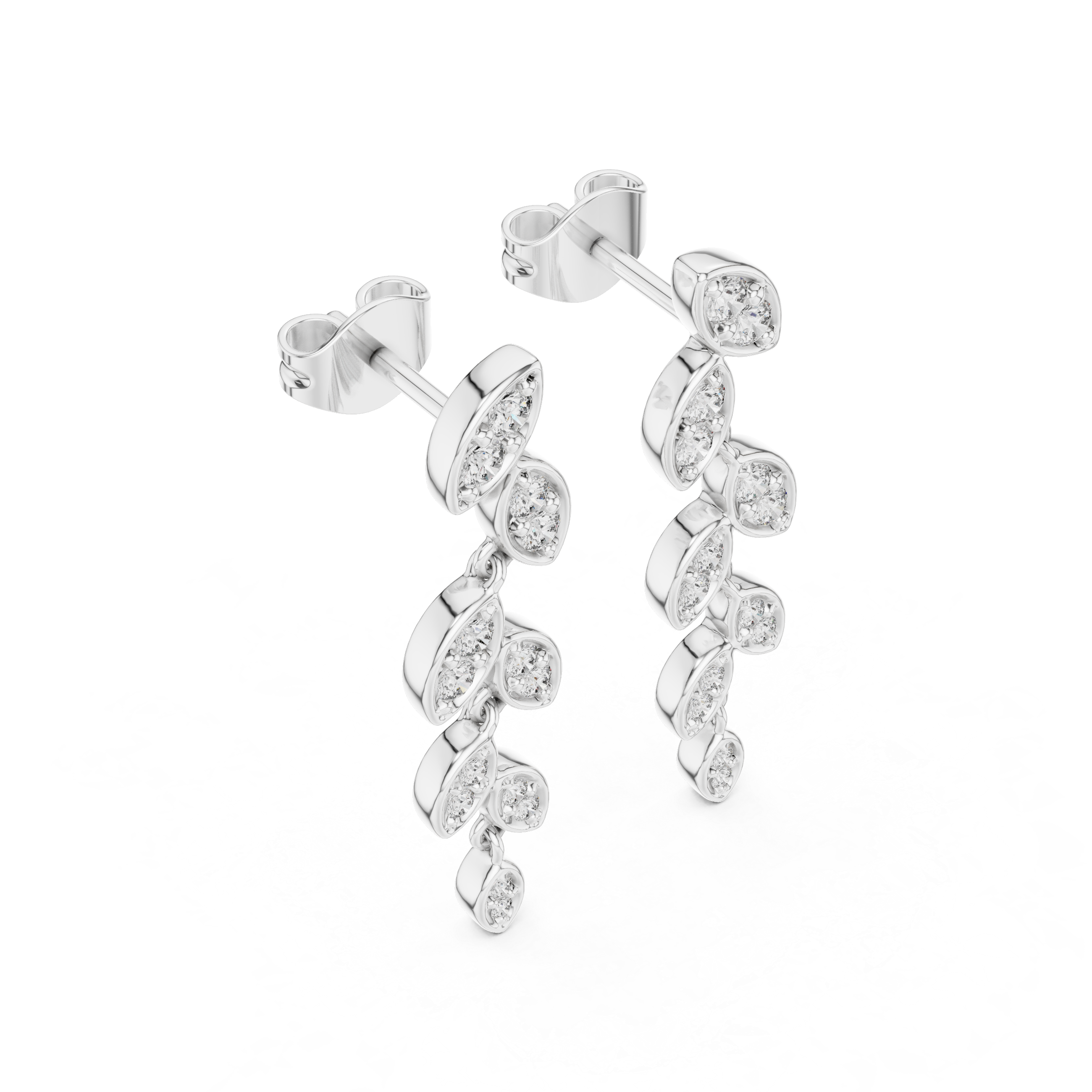 Marquise Diamond Drop Earrings