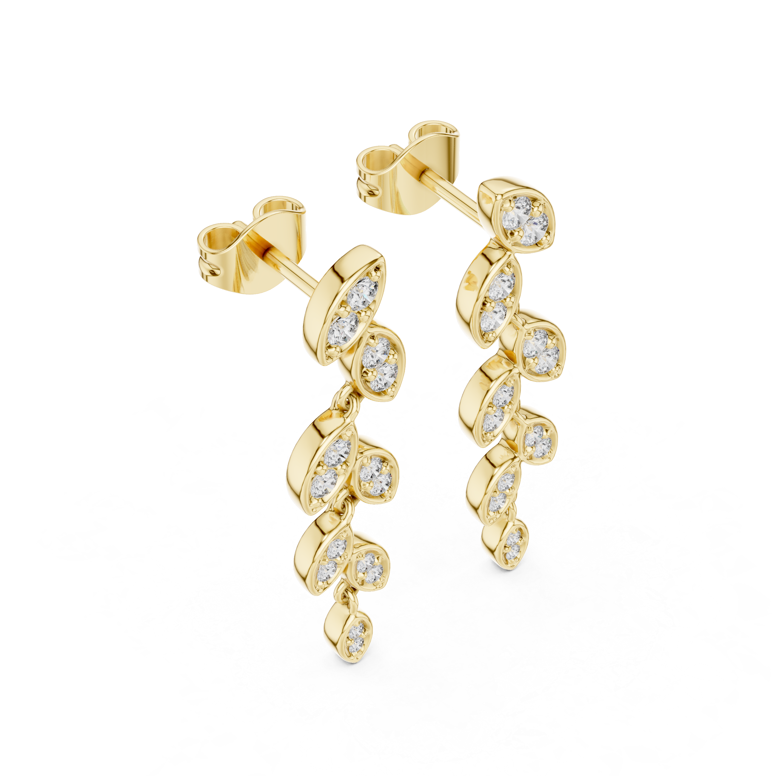 Marquise Diamond Drop Earrings