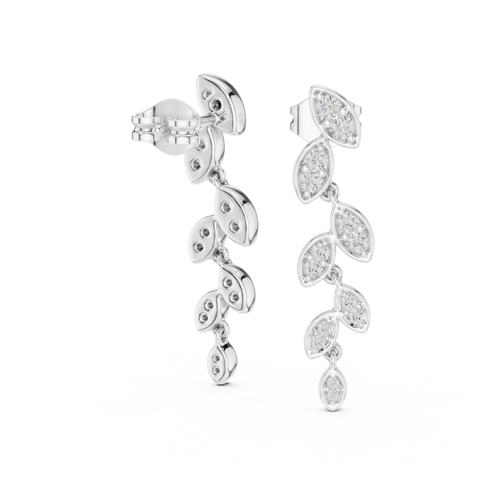 Marquise Diamond Drop Earrings