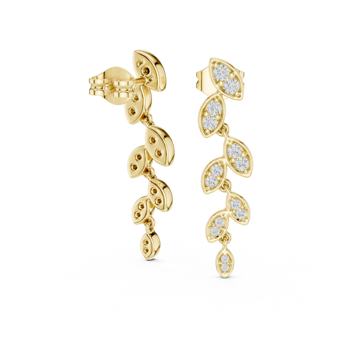 Marquise Diamond Drop Earrings