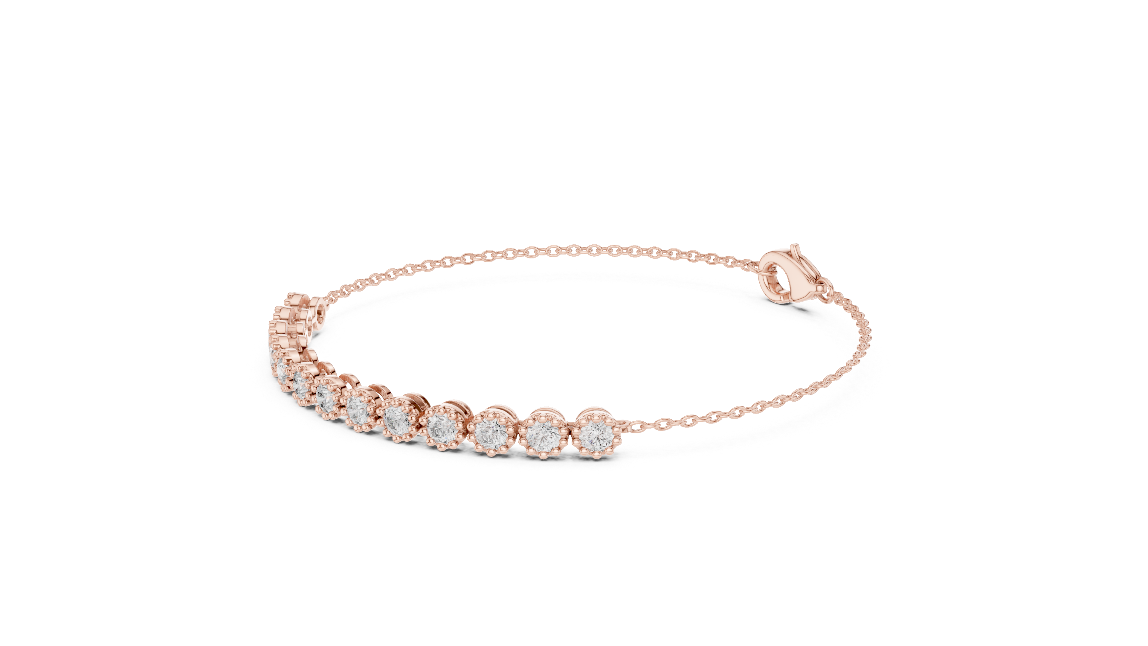 Diamond Adjustable Chain Bracelet