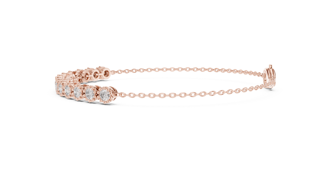 Diamond Adjustable Chain Bracelet