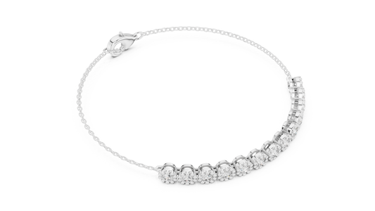 Diamond Adjustable Chain Bracelet