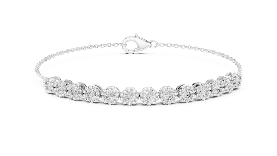Diamond Adjustable Chain Bracelet