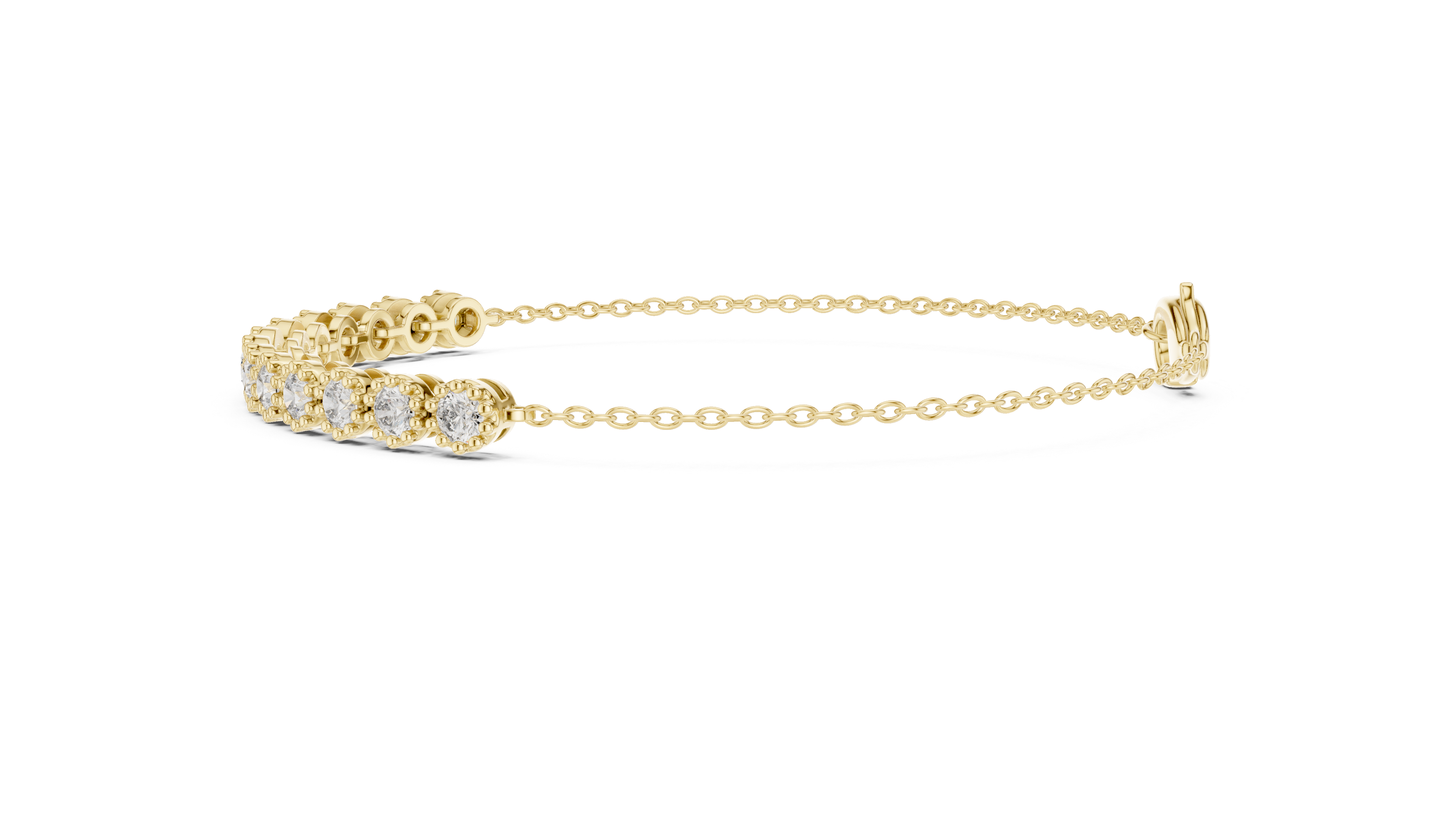 Diamond Adjustable Chain Bracelet