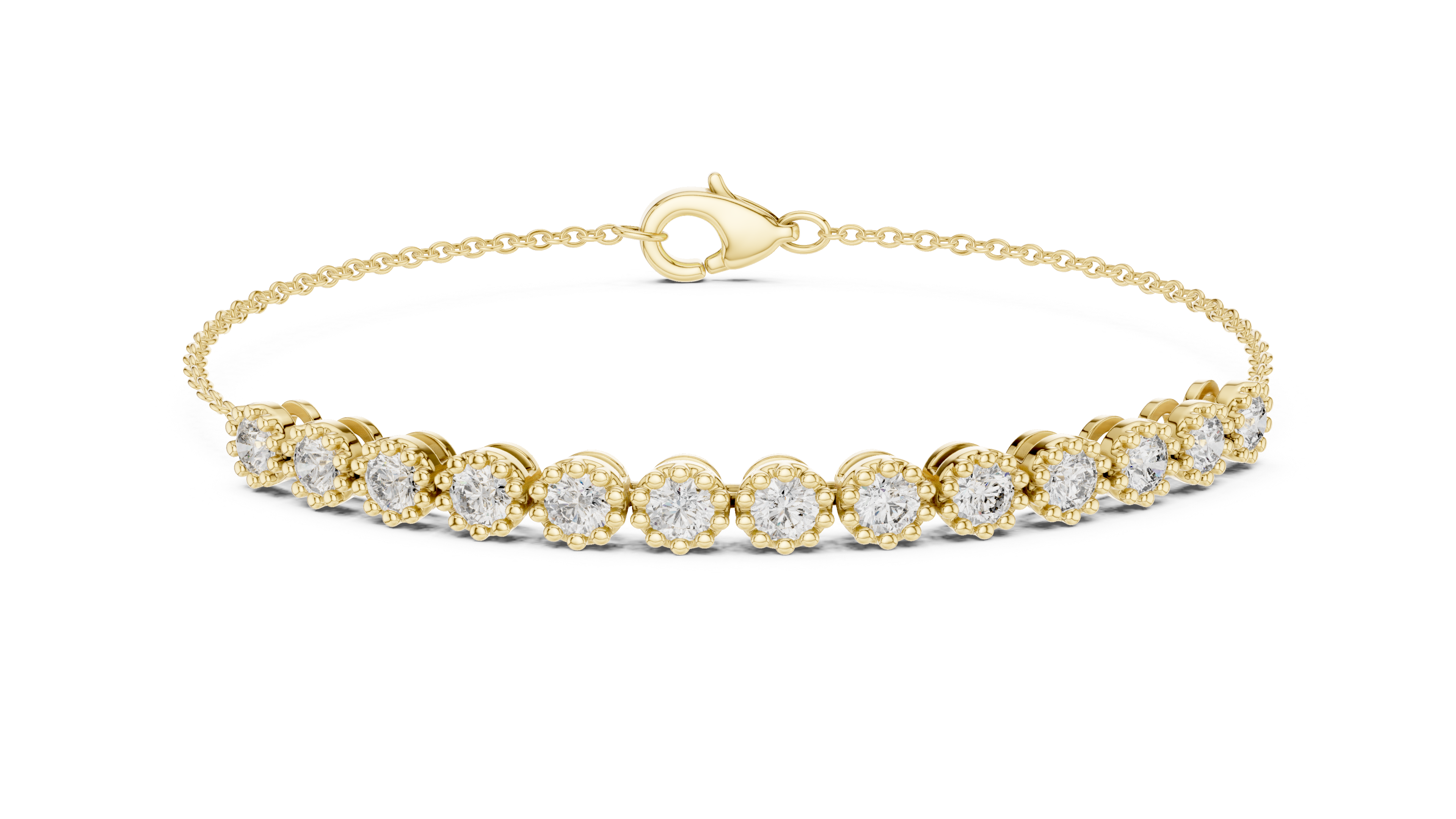 Diamond Adjustable Chain Bracelet