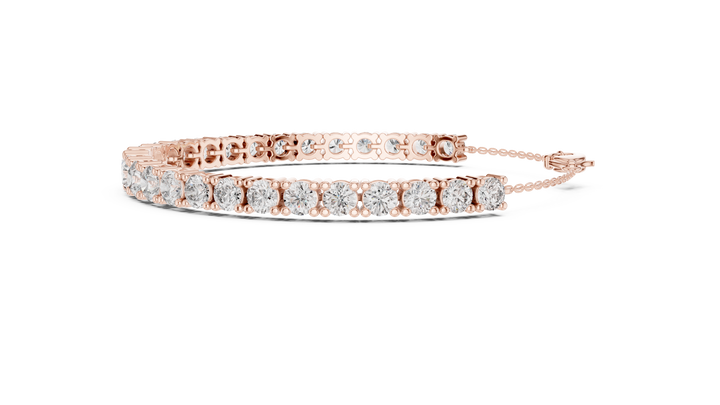 Brilliant round-cut Diamond Tennis Bracelet