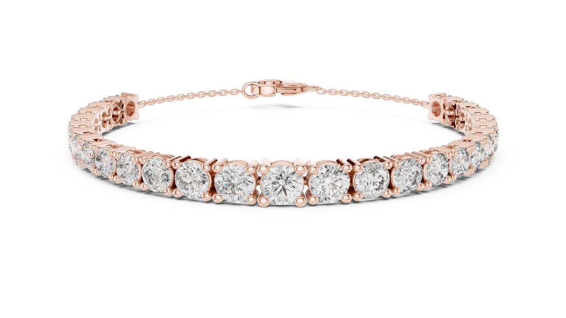Brilliant round-cut Diamond Tennis Bracelet