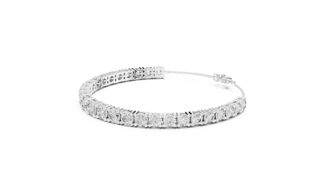Brilliant round-cut Diamond Tennis Bracelet