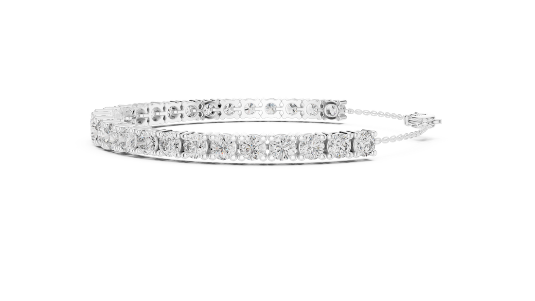 Brilliant round-cut Diamond Tennis Bracelet