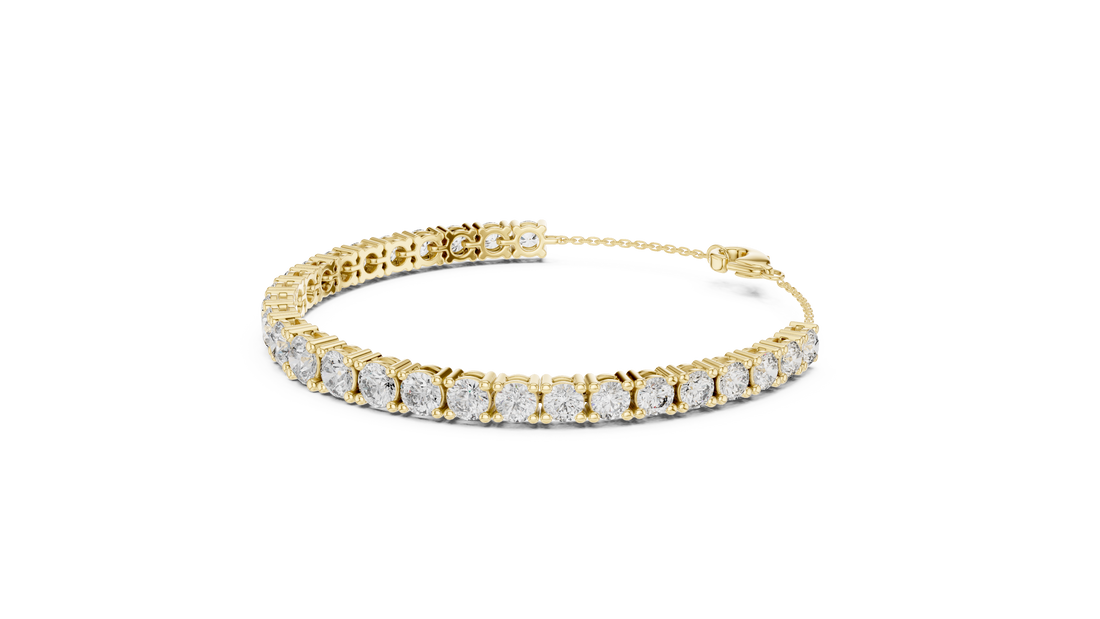 Brilliant round-cut Diamond Tennis Bracelet