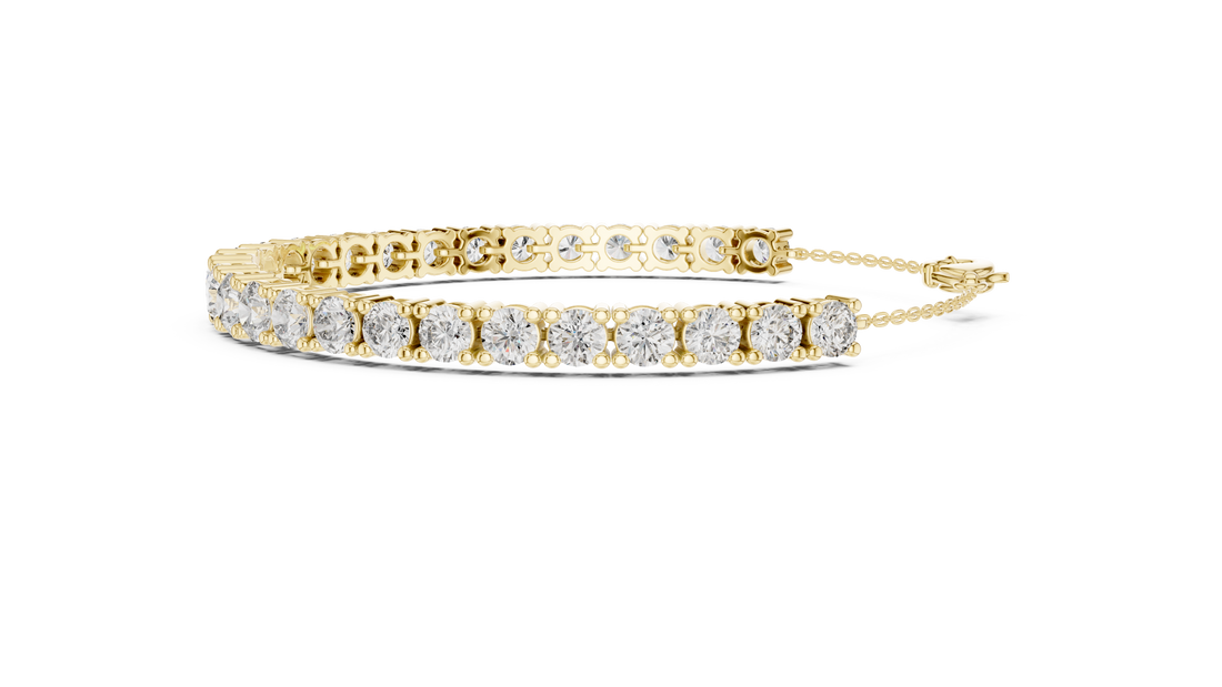 Brilliant round-cut Diamond Tennis Bracelet