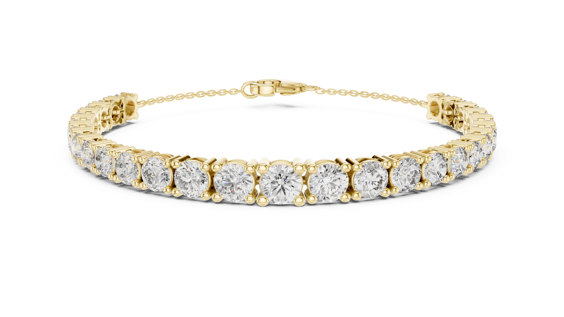 Brilliant round-cut Diamond Tennis Bracelet