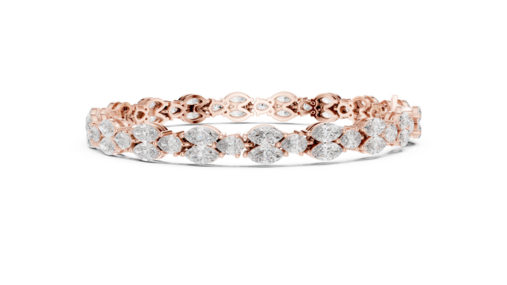 Marquise Diamond Link Bracelet