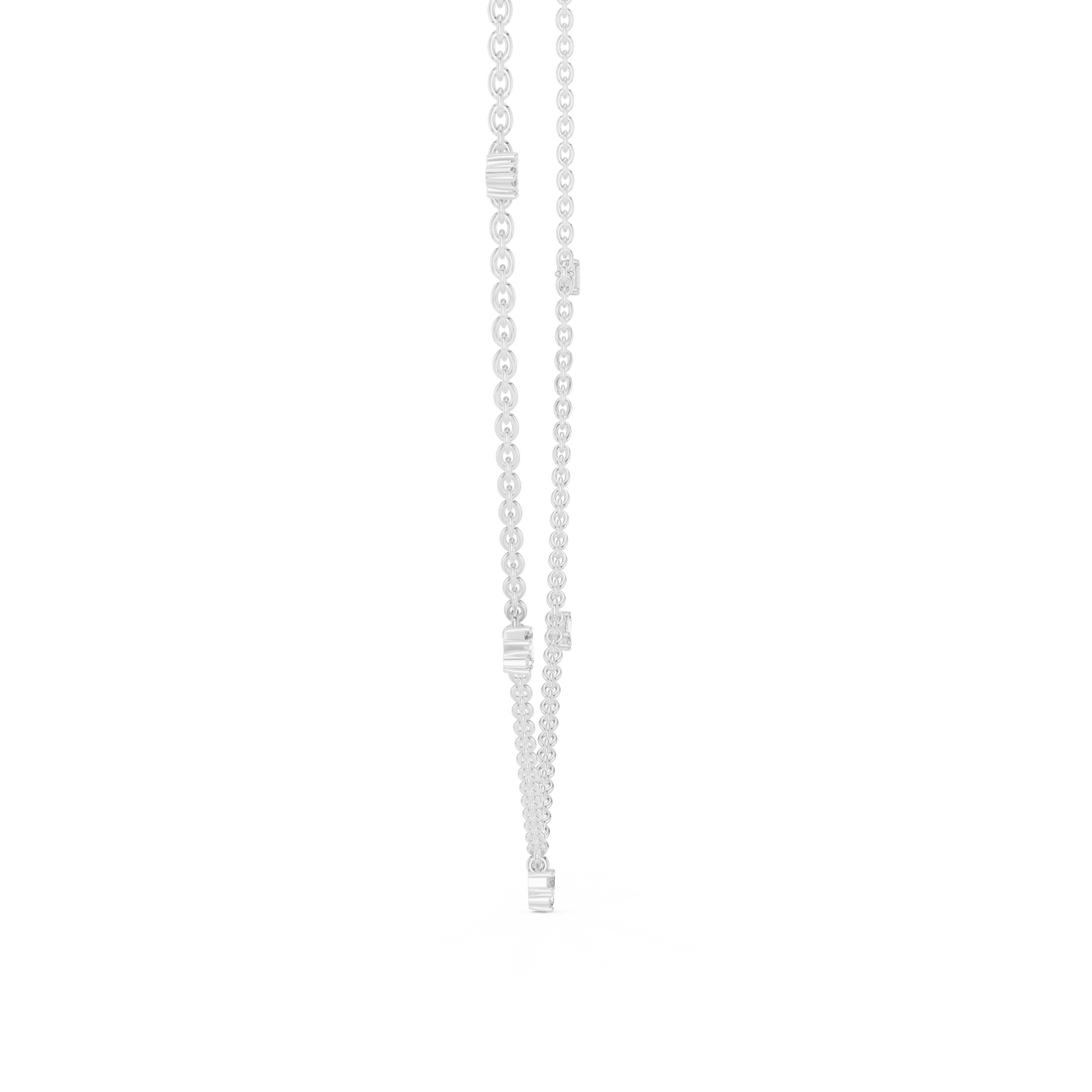 Diamond Station Necklace