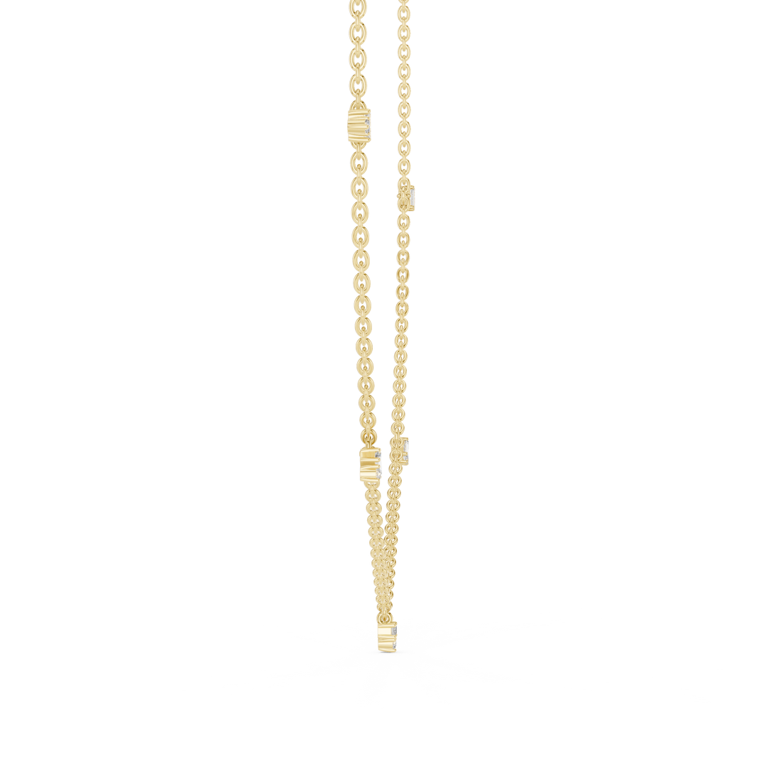 Diamond Station Necklace