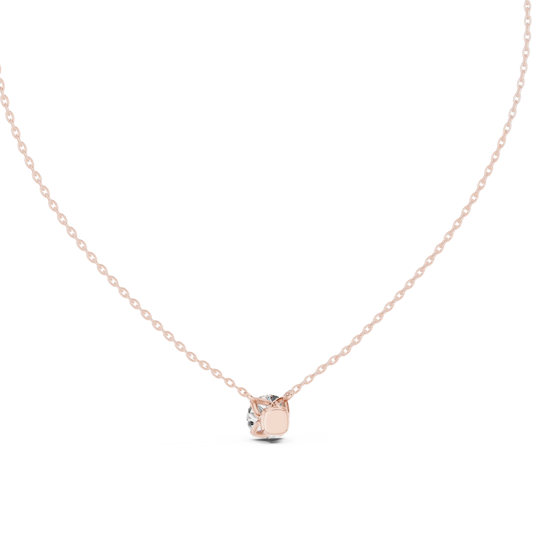 Classic Round Solitaire Diamond Pendant