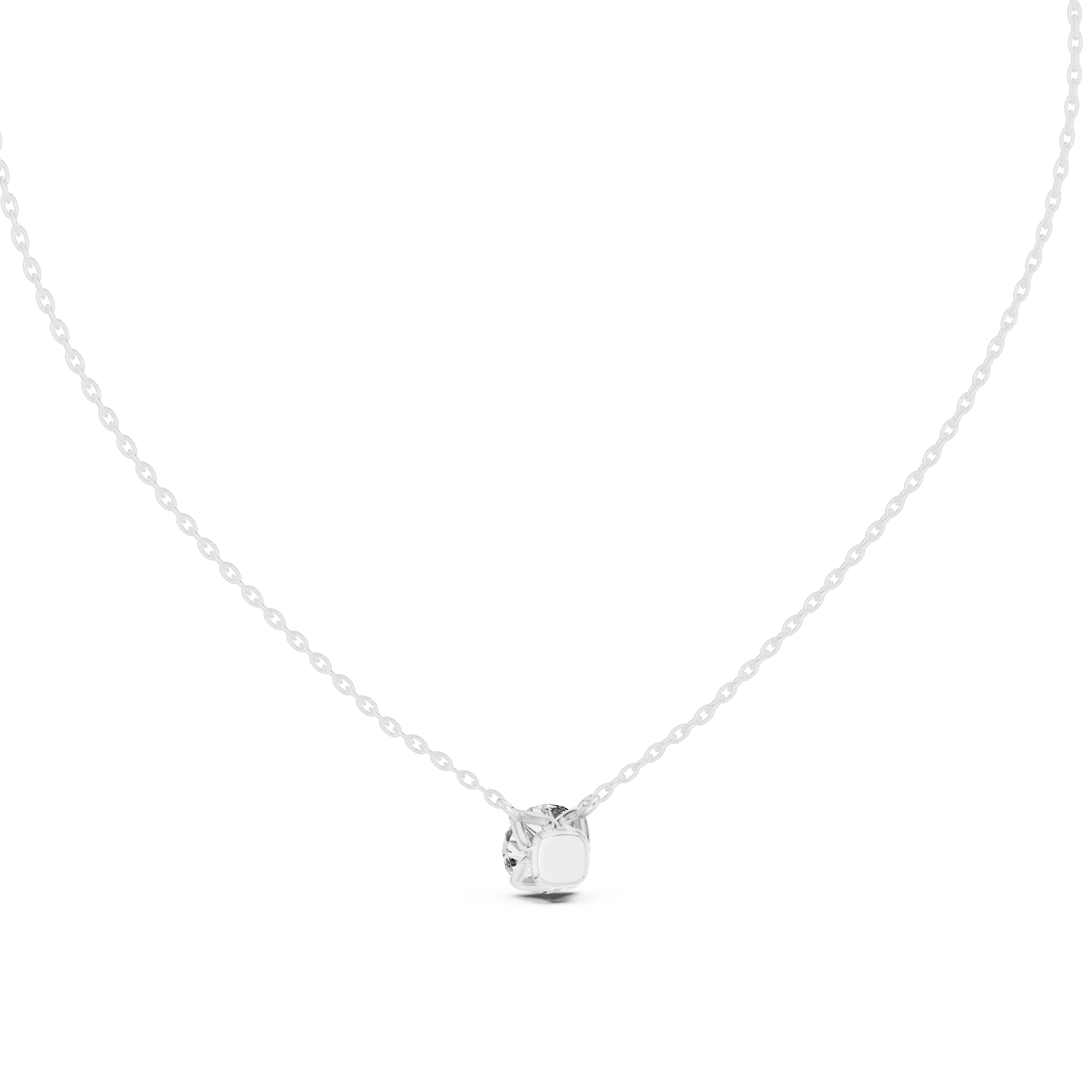 Classic Round Solitaire Diamond Pendant