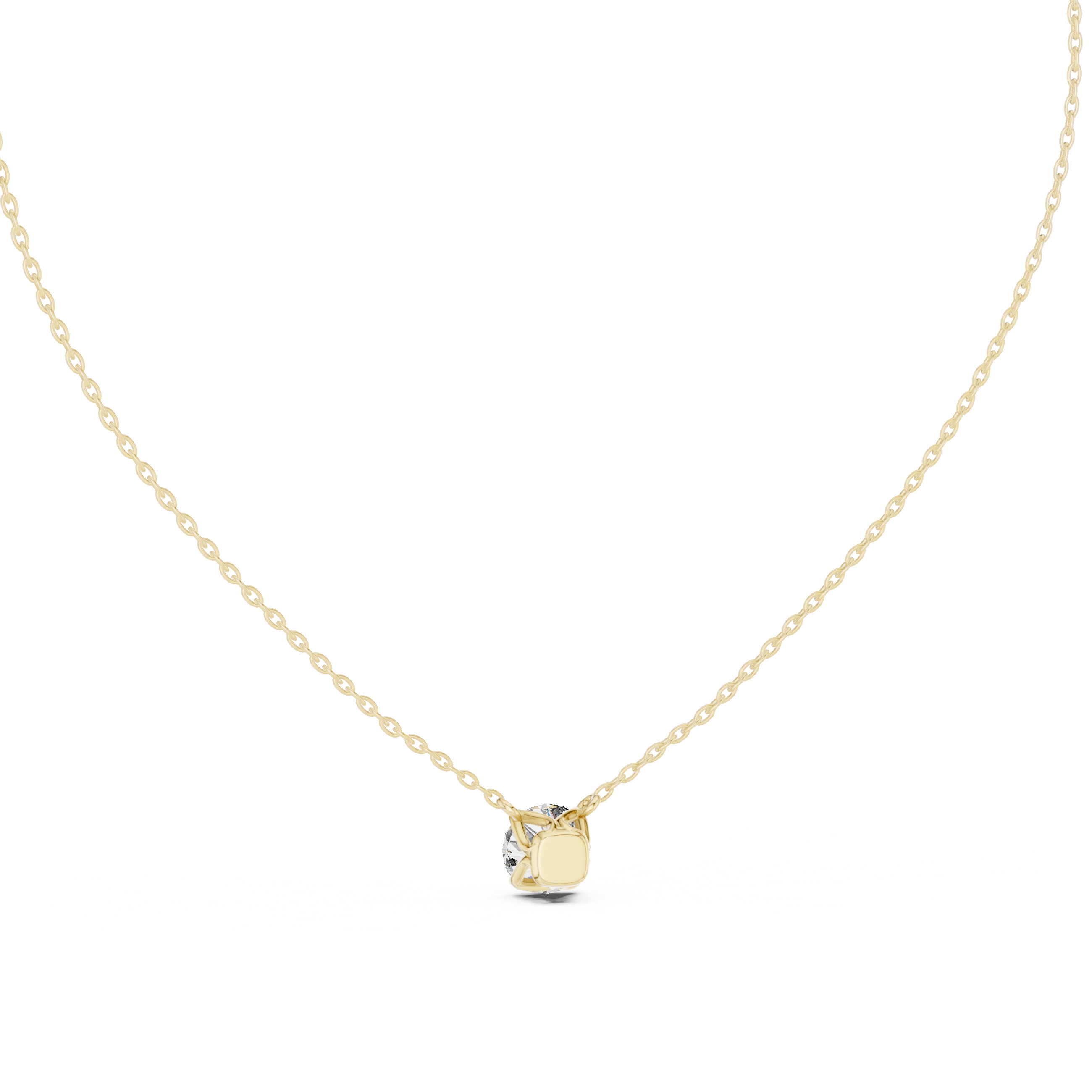 Classic Round Solitaire Diamond Pendant