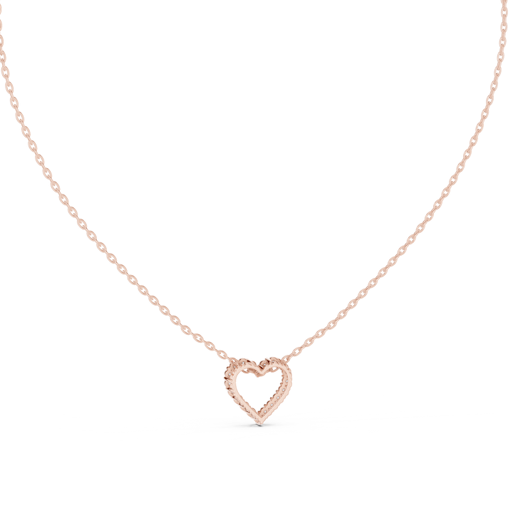 Diamond Open Heart Pendant