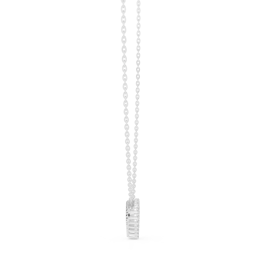 Diamond Open Heart Pendant