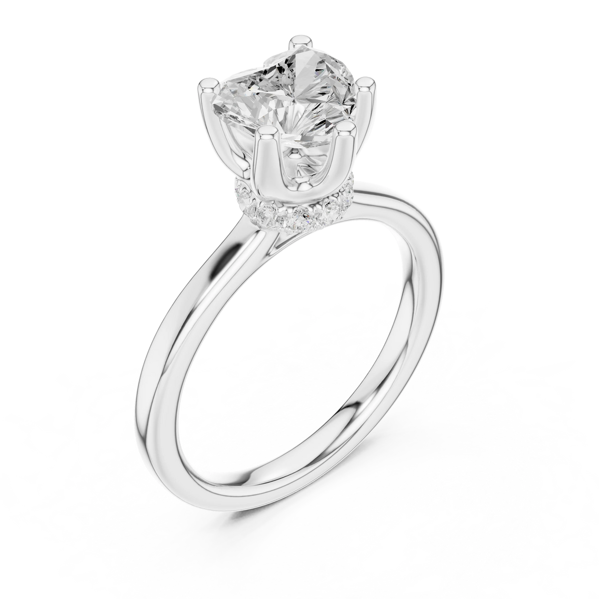 Calla Aurelia Heart Diamond Ring | Diamond For Everyone ...