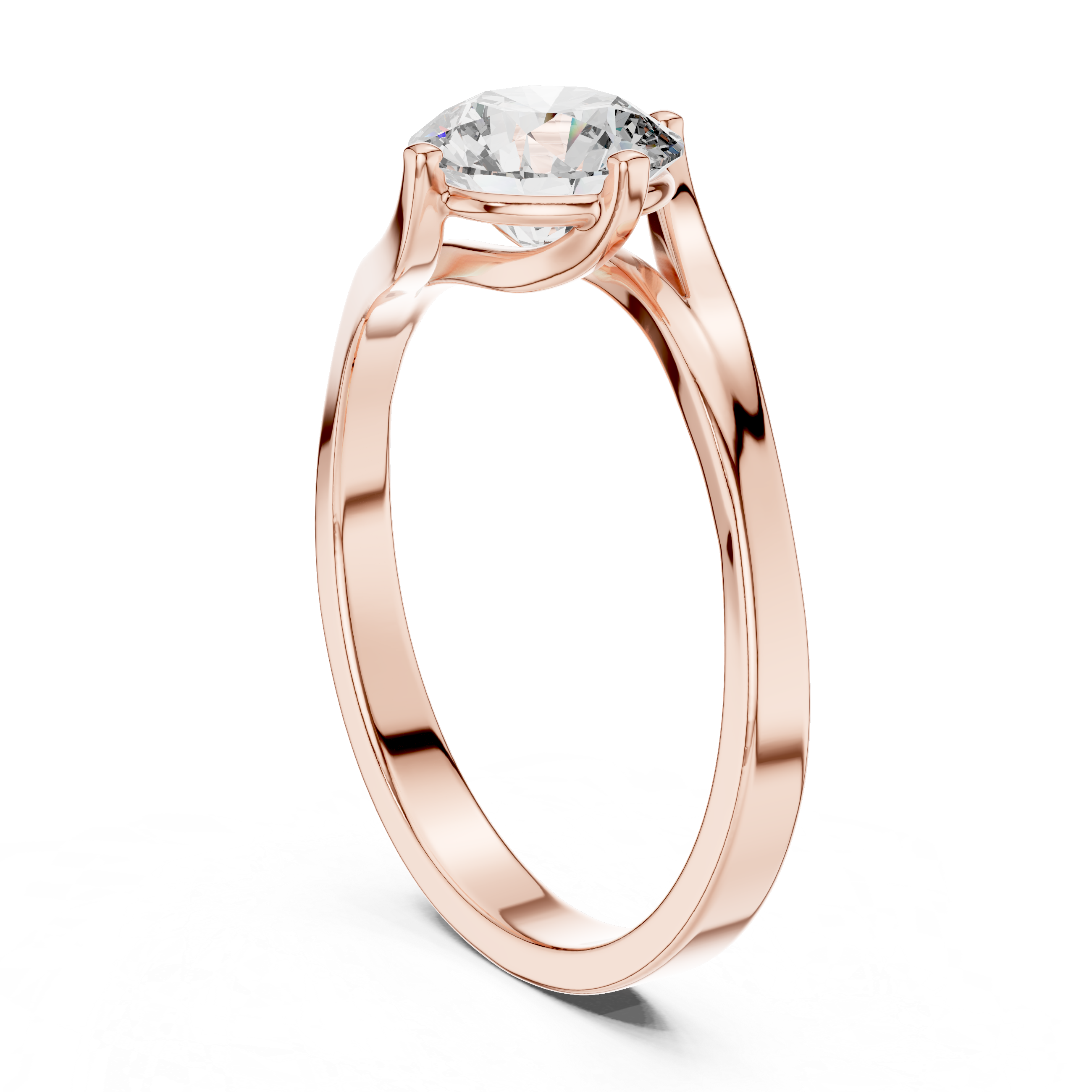 Elegant Wrap Solitaire Diamond Ring