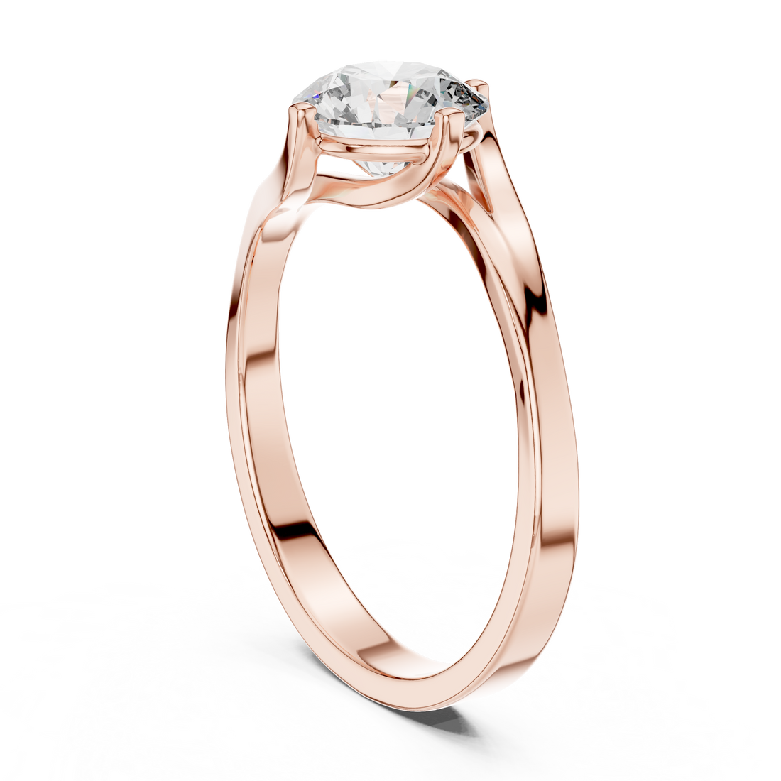 Elegant Wrap Solitaire Diamond Ring