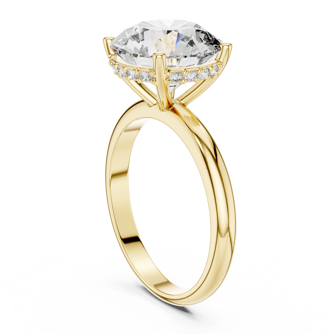 Classic Round Solitaire Diamond Ring