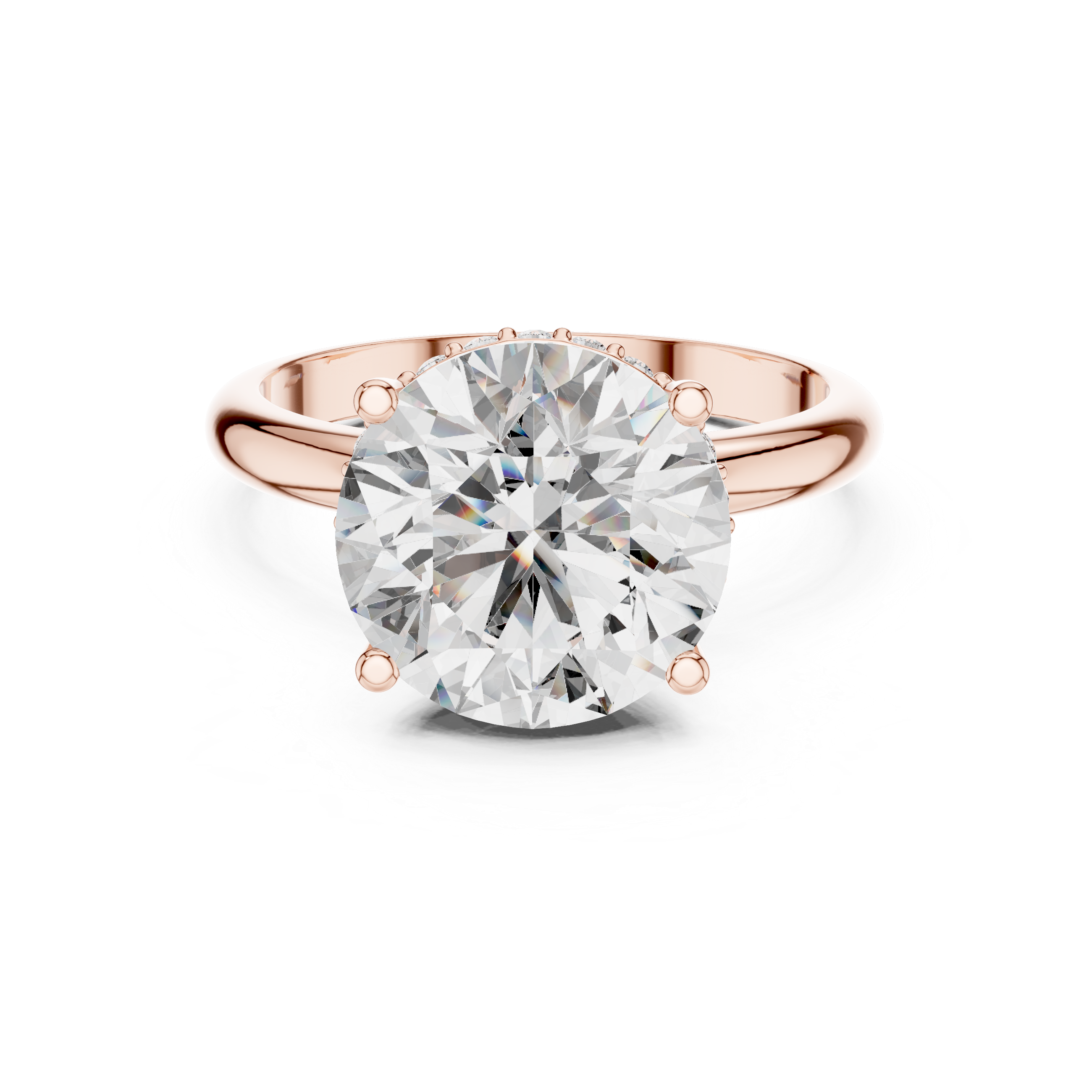 Classic Round Solitaire Diamond Ring