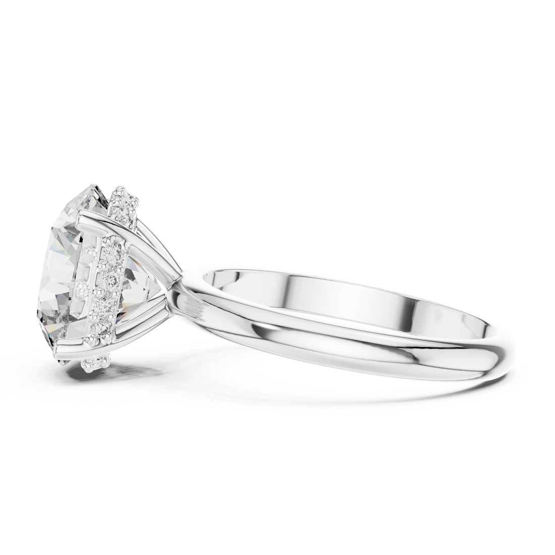 Classic Round Solitaire Diamond Ring