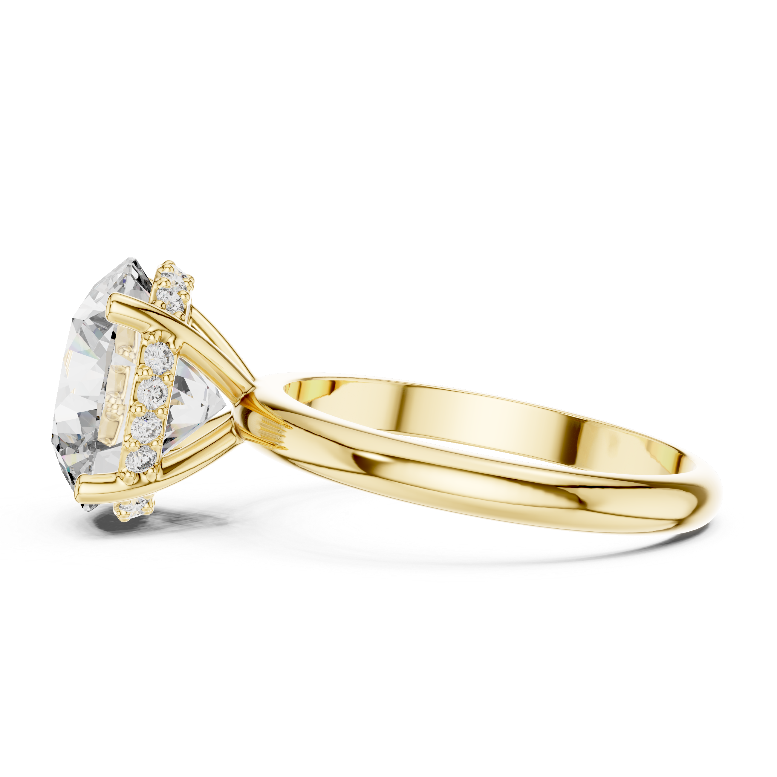 Classic Round Solitaire Diamond Ring
