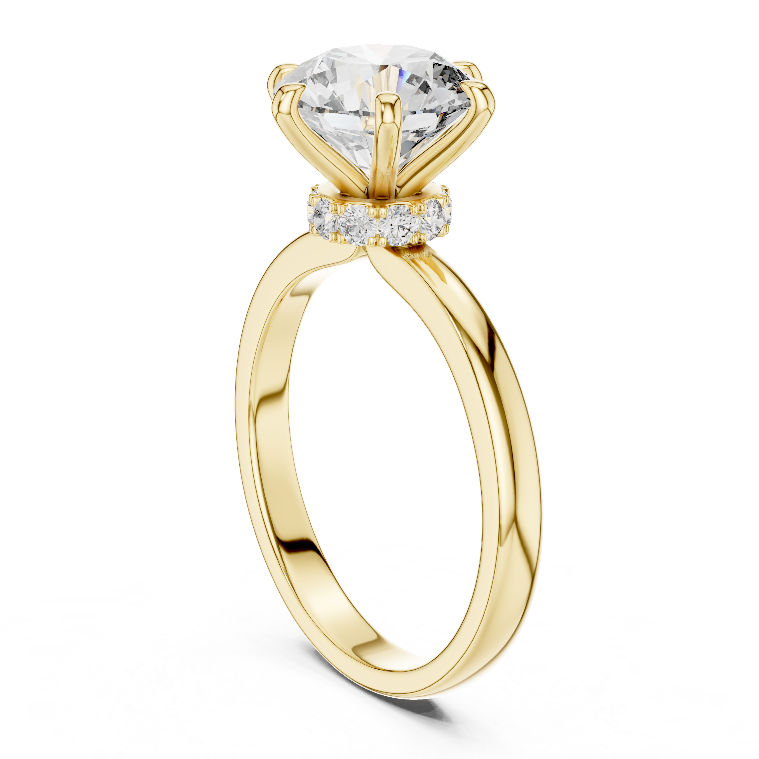 Classic Round Brilliant Solitaire Diamond Ring