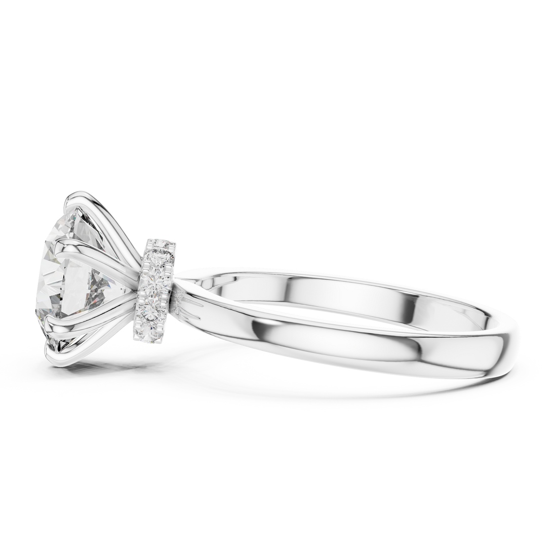 Classic Round Brilliant Solitaire Diamond Ring