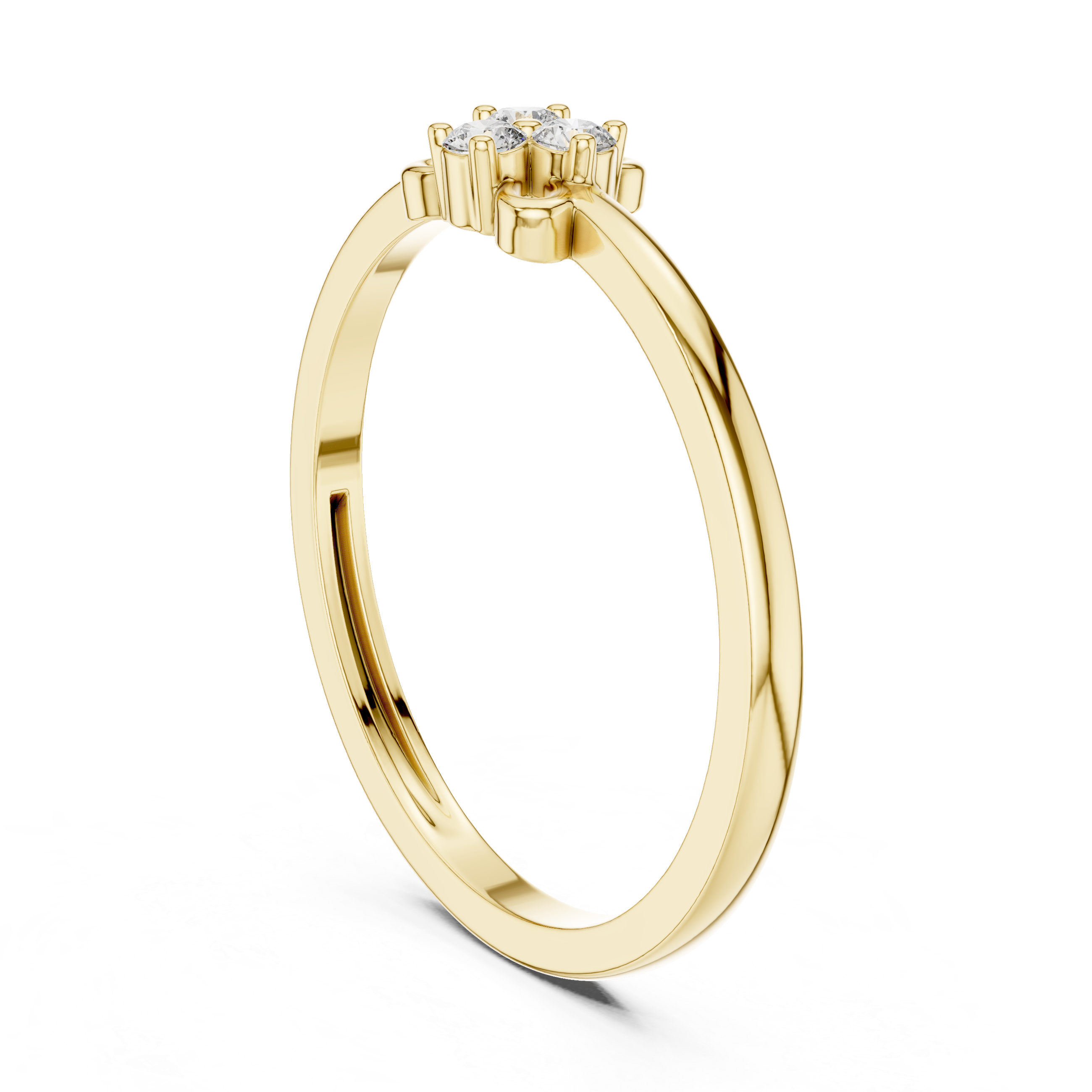 Trinity Diamond Knot Ring