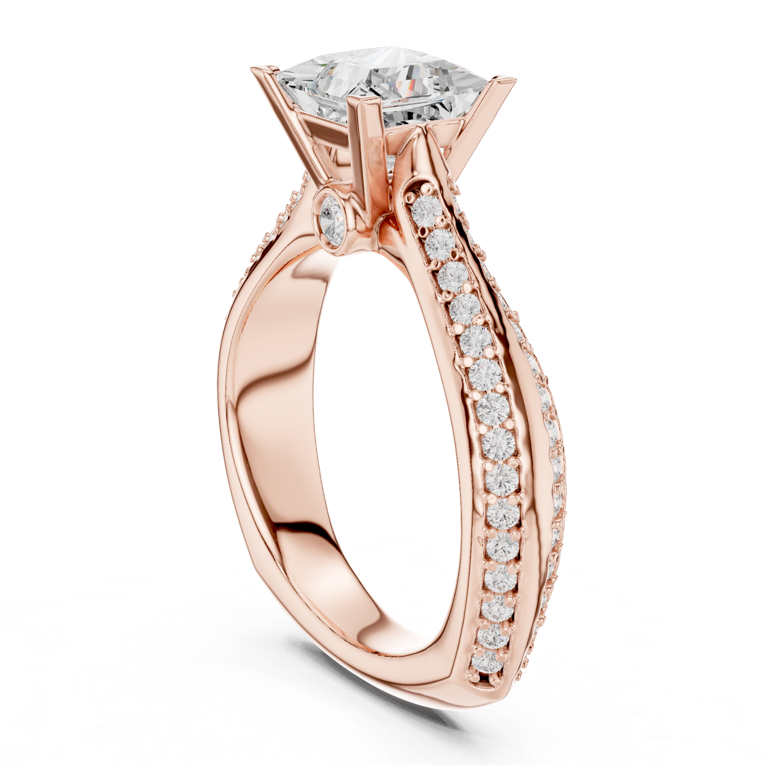 Princess Cut Diamond Engagement Ring