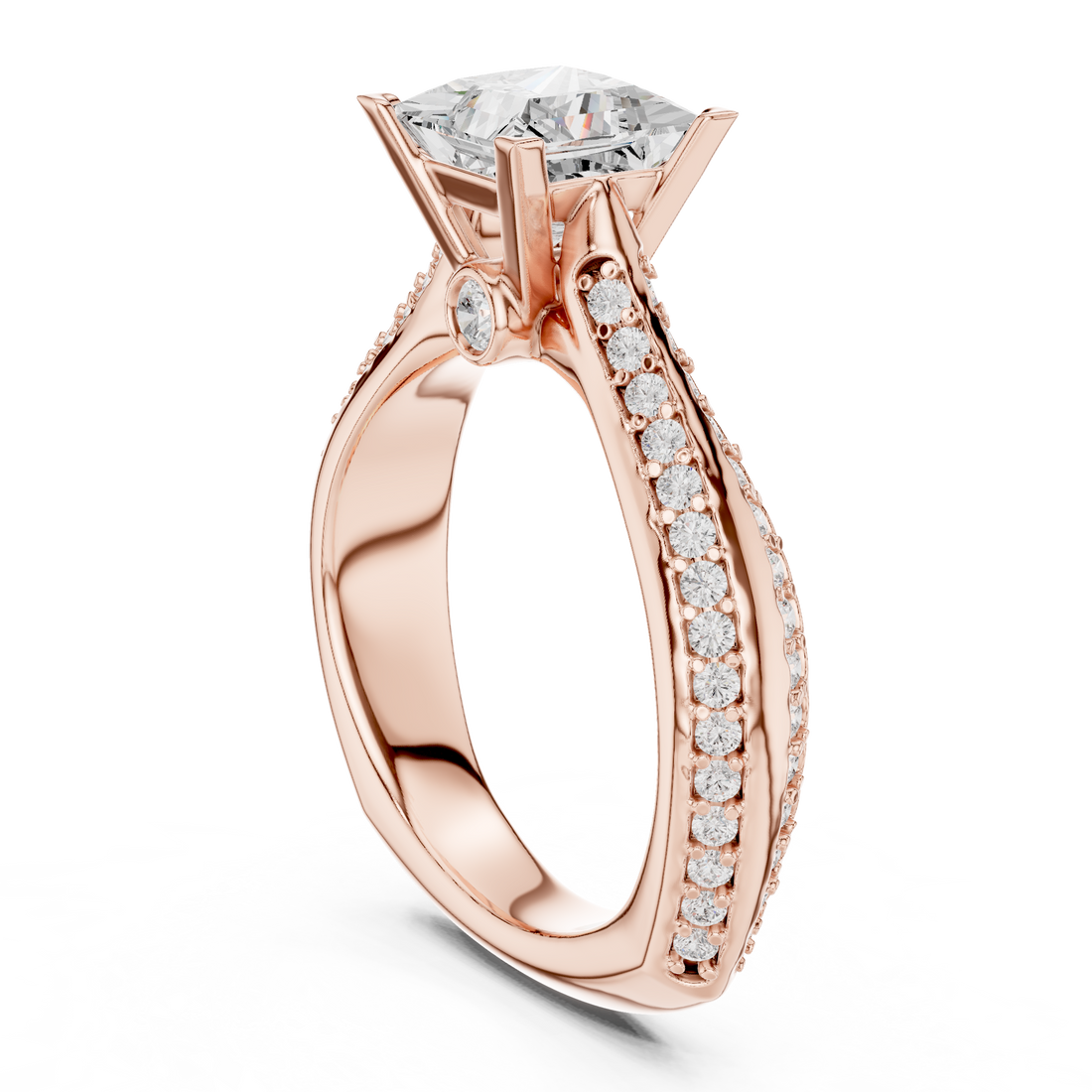 Princess Cut Diamond Engagement Ring