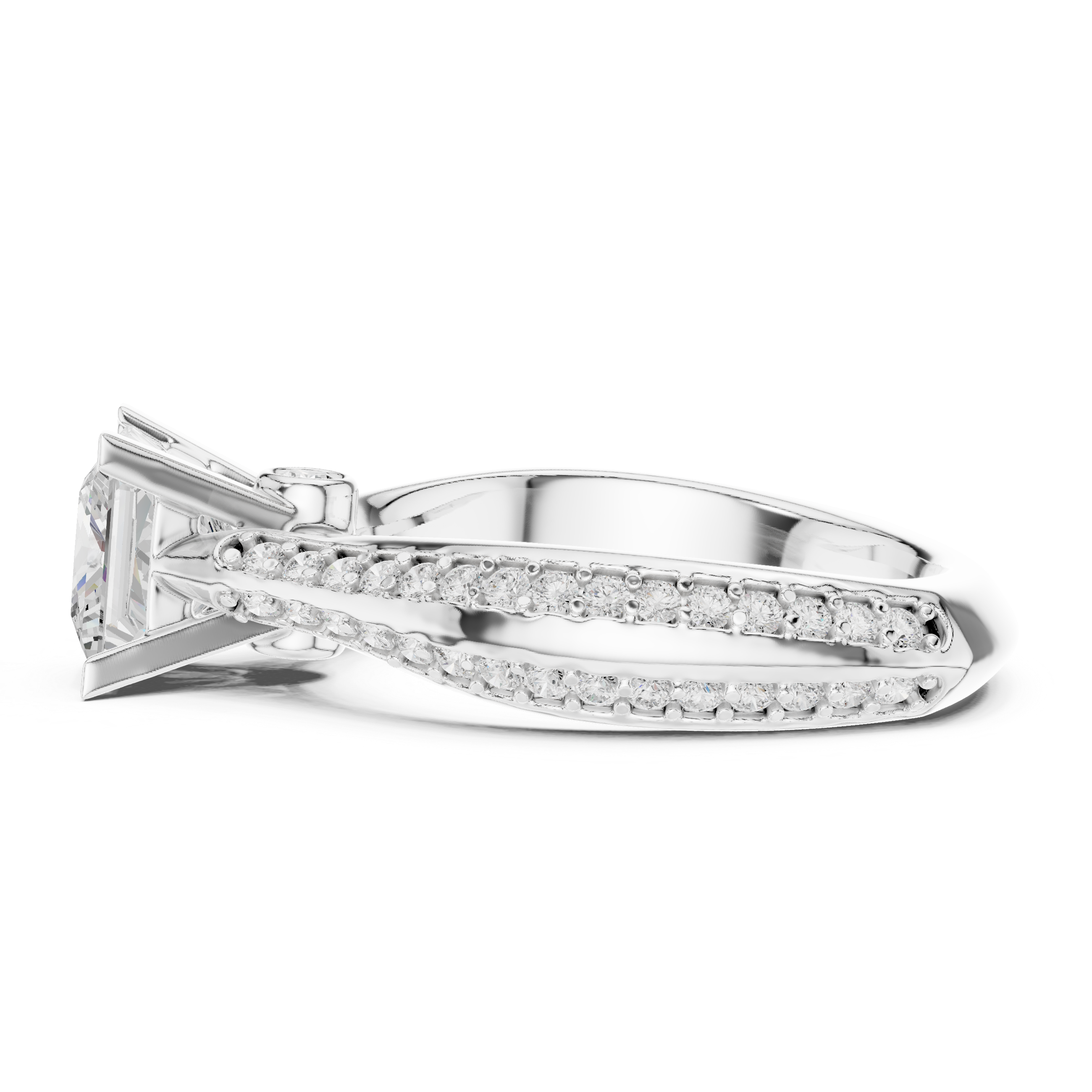 Princess Cut Diamond Engagement Ring