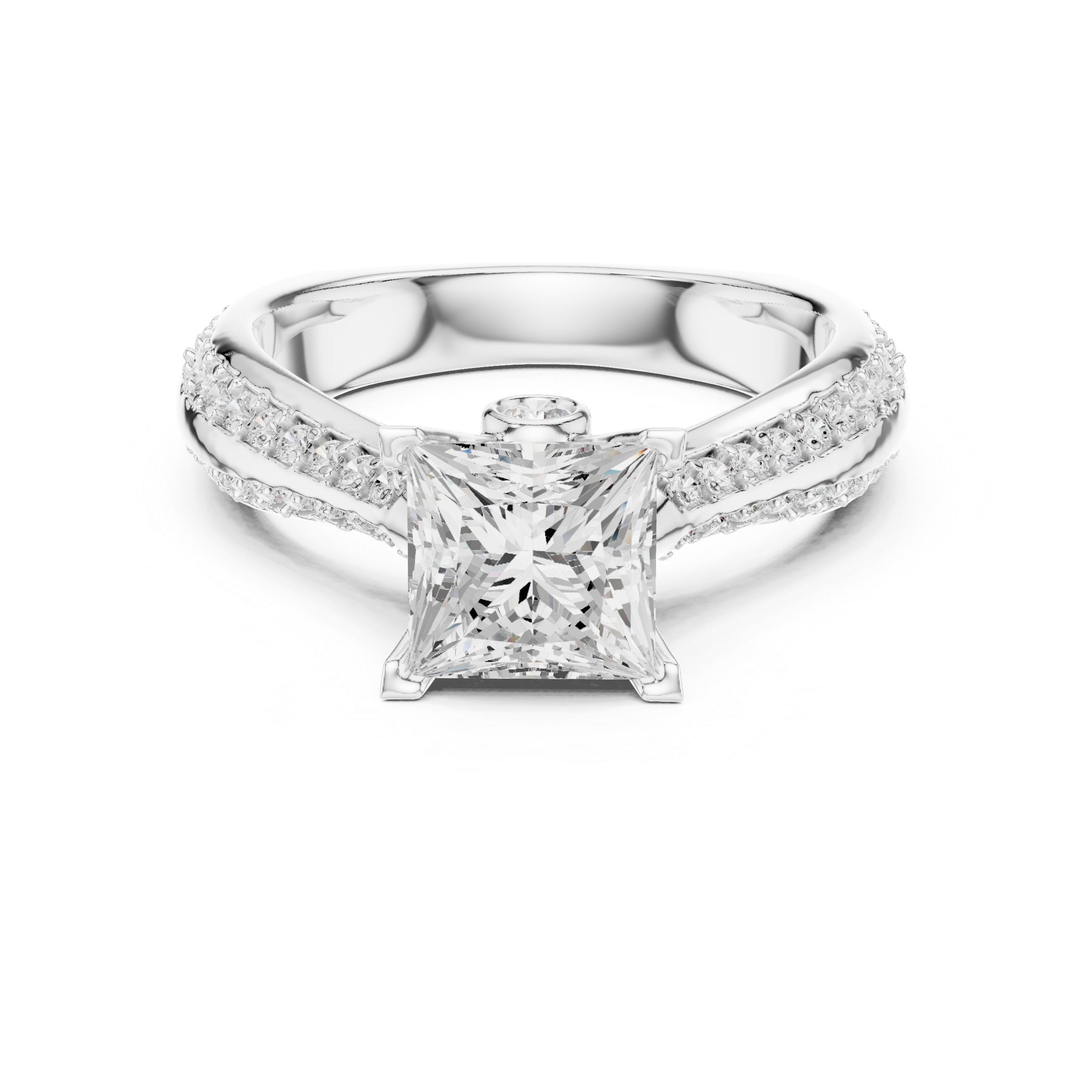 Princess Cut Diamond Engagement Ring