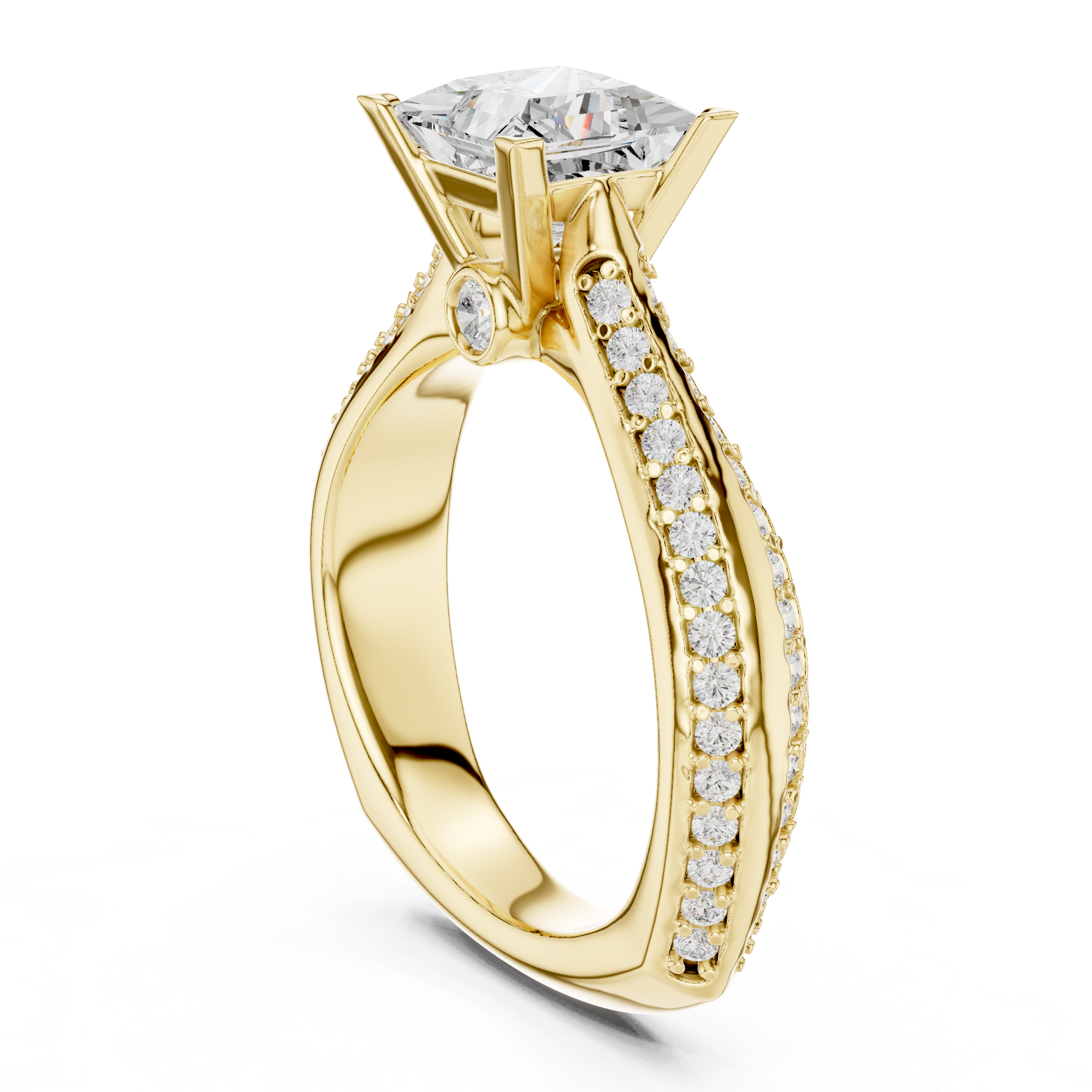 Princess Cut Diamond Engagement Ring